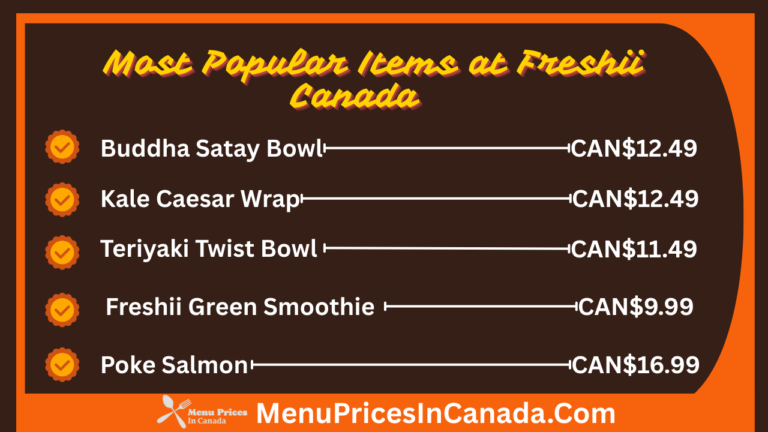 Freshii Menu.pdf Freshii Menu Prices In Canada 2026 Update