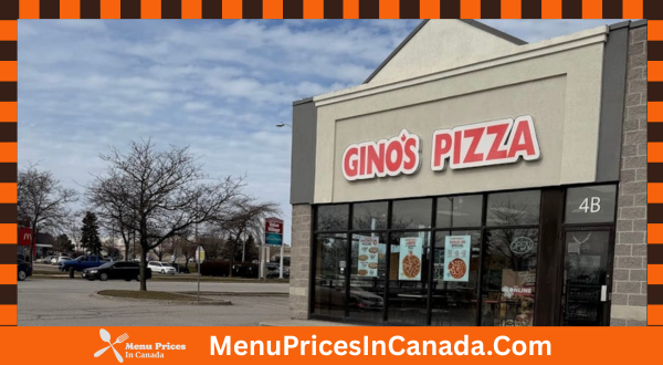 Gino's Pizza Menu With Prices In Canada