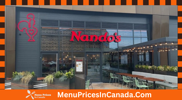 Nando's Menu With Prices In Canada