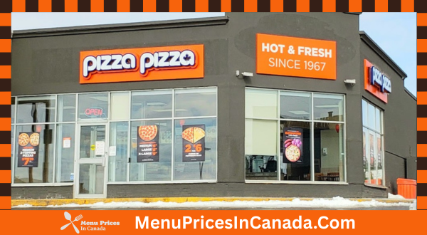 Pizza Pizza Menu With Prices In Canada